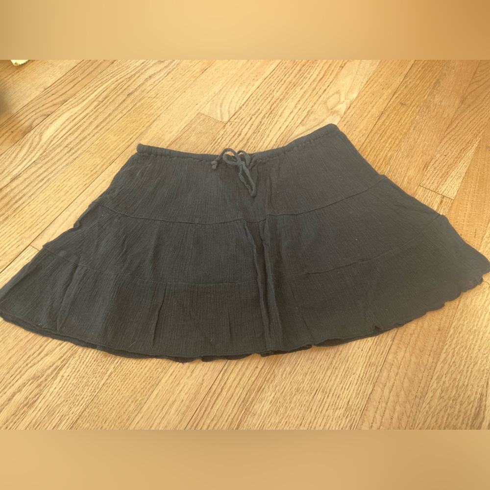 Old Navy Cotton Black Skirt